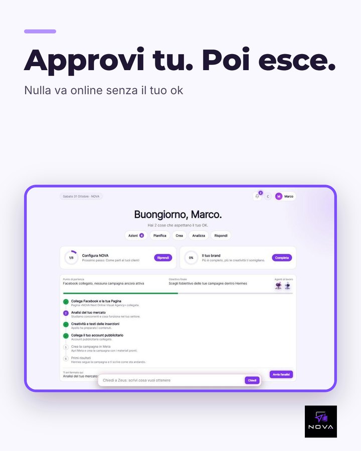 Una creatività con la schermata dell’app dentro il tuo stile